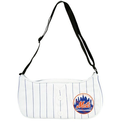 New York Mets White Pinstripe Baseball Jersey Purse