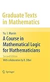 A course in mathematical logic for mathematicians
