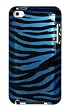 (Blue Zebra) Zebra Snap on Case for Itouch 2nd and 3rd Generation Ipod Touch 8g 16g 32gb 64gb (Blue)