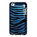 (Blue Zebra) Zebra Snap on Case for Itouch 2nd and 3rd Generation Ipod Touch 8g 16g 32gb 64gb (Blue)