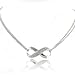 0.25ctw Diamond & Sterling Silver Infinity Necklace