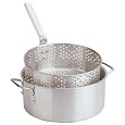 Eastman Outdoors 10.5-Quart Aluminum Pot with Basket