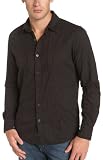 Vintage Red Young Men's Pinstripe Dobby Long Sleeve Shirt