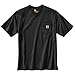 Carhartt Mens 102040 Workwear Faded Back Camo Short Sleeve Pocket T-Shirt - X-Large - Black