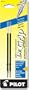 Pilot Dr. Grip Ballpoint Ink Refill, 2-Pack for Retractable Pens, Fine Point, Blue Ink (77211)