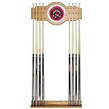 NBA6000-TR - Toronto Raptors NBA Billiard Cue Rack with Mirror