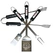 Motorhead Products NFL 4-Piece BBQ Grilling Utensil Set