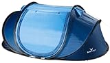 Black Canyon Wurfzelt Pop Up mit Innenzelt, blau, 265x165x90, BC51336