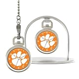 Clemson Tigers Stainless Steel Pocket Watch