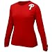 Nike Philadelphia Phillies Red Ladies Laverne Long Sleeve T-shirt