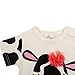 Bebone Baby Infat Toddler Cotton Animal Cartoon Romper Jumpsuit with Hat (3-6M, Panda)