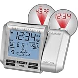 LaCrosse Technology WT-5432U-BP Projection Alarm Clock with Forecast by La Crosse Technology