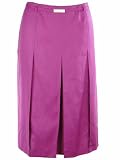 Linda Allard Ellen Tracy Women's Linen Skirt Lotus 6