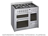 Neff Range Cooker 100cm triple cavity 6 burner gas hob F3470N0