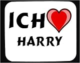Mauspad mit Ich liebe Harry Dekoration