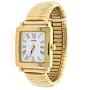 Lorus Ladies Stretch Band Gold Tone Watch with Roman Easy to Read Dial