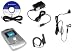 OEM MOTOROLA MOBILE PHONE TOOLS 4.0 CD + USB DATA CABLE + OEM EARBUD HANDSFREE HEADSET + CAR CHARGER + TRAVEL CHARGER + CLEAR SNAP-ON COVER for RAZR V3 V3i V3c V3m V3r V3t V3e (COMBO BUNDLE)
