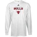 adidas Chicago Bulls White True Long Sleeve T-shirt