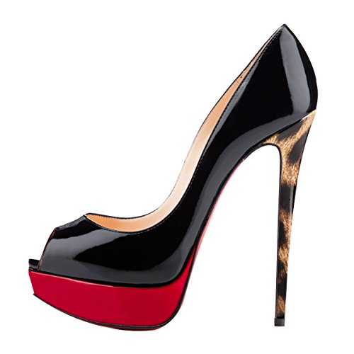 Onlymaker women s high heel fashion sandals peep toe pu…