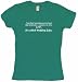 Scientists Say Wedding Cake Decreases Womens Sex Drive Joke Women's Tee Shirt Medium-Kelly Green Babydoll (petite fit)