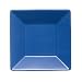 Waechtersbach Small Rimmed Square Plate, Set of 2, Blueberry
