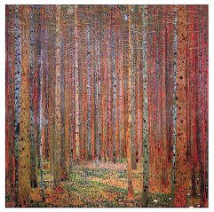 (11x14) Gustav Klimt Tannenwald I Art Print Poster