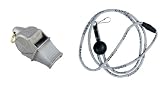 read full review Fox 40 Sonik Blast CMG Safety Whistle with Breakaway Lanyard Silver