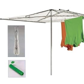 Whitney Design 4000 30-Line Outdoor Parallel-Style Clothes Dryer with Steel Arms