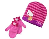 Toddler Hello Kitty Girls' 3-Piece Winter Hat and Gloves Set
