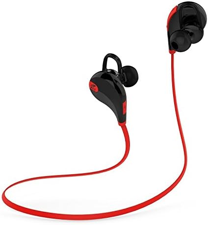 ljersa® Bluetooth Headphone Wireless Earphone Sport Headset Earbud Bluetooth 4.0 QY7 Sport Bluetooth Stereo Earphone (Red)