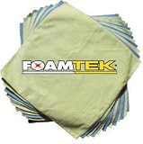 Foamtek 12 Pack 16×16 Premium Microfiber Cloths