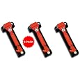 3 Pack of Lifehammer, The Original Emergency Hammer Escape Tool (Orange)
