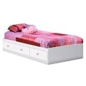 Crystal Mates Bed Box - White (Twin)