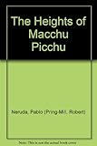 The heights of Macchu Picchu