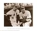 Ted Williams And Joe Dimaggio, 1951 by Unknown. PLAQUE MOUNTED. 23.28 inches width by 18.90 inches height. Highest Quality Art Poster Print