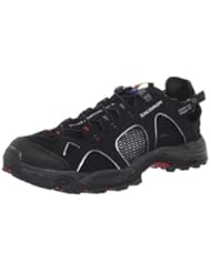 Shoes: Salomon Mens Tech Amphib 3 Cross-country Shoe,Black/Autobahn/Flea,9.5 M US - Salomon