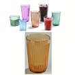 Carlisle 16 oz Crystalon Stack All Ribbed Texture Break-Resistant SAN Dishwasher Safe Tumbler Color: Amber / Quantity: One Dozen (12)