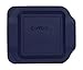 Pyrex Blue Plastic Lid for 2 Quart 8-inch Square Baking Dish #222-PC (4-Pack)