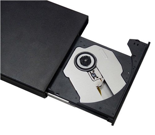 AGPtek USB2.0 External 8x DVD+/-RW DL Slim Burner/Drive Read/write CD DVD Drive for Dell Inspiron Mini IM10 Mini IM12 mini 10 seires Laptop