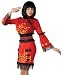 New China Doll Geisha Dress Adult Halloween Costume Womens U.S. Small/Medium (2-8)