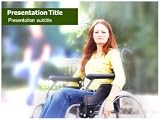Orthopedic Wheelchair PowerPoint template| orthopedic ppt background| Orthopedic Wheelchair themes