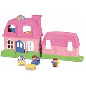 Fisher-Price Little People Happy Sounds Home - Pink