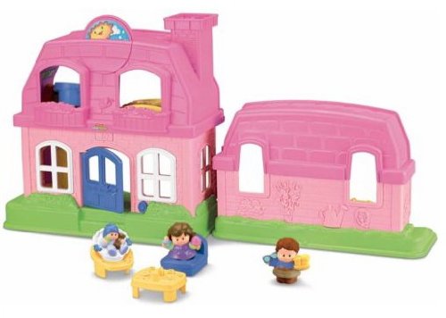 Fisher-Price Little People Happy Sounds Home – Pink
