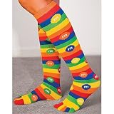 M&M's Candy Fun To Wear Brightly Colored Toe Socks