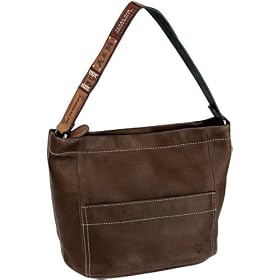 Fossil NCAA Handbag - Texas A&M - Victory Hobo (Color: Espresso)