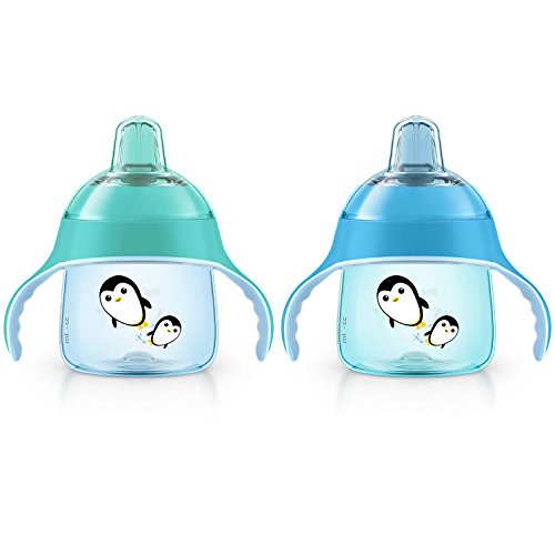 Philips Avent My Penguin Sippy Cup, 7oz (Blue/Green)