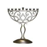 Rite-Lite Judaica Antique Silver Finish Menorah