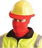 Occunomix Full-Face Knitted Tube Hard Hat Liner - Red