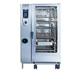 RATIONAL Cooking Systems SCC202G Combi Oven Steamer Gas Full Size SelfCooking Control with 7 Modes Combi-Steamer with 3 Modes Mobile Oven Rack Included 20 18 x 26 Pans or 40 12 x 20 Pans