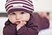 L'ovedbaby Unisex-Baby Newborn Organic Cute Cap, Lavender/Eggplant, 0/3 Months